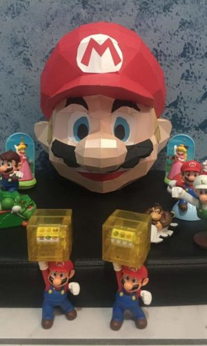 Arquivo de Corte - Low Poly (super Mario) 1