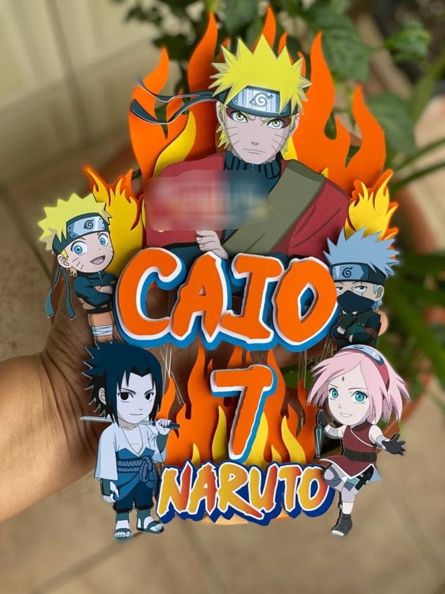 Arquivo de Corte - Topo de Bolo (Naruto) 4