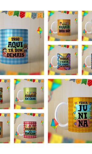 Arquivo Digital - Artes para Caneca (festa Junina) 1