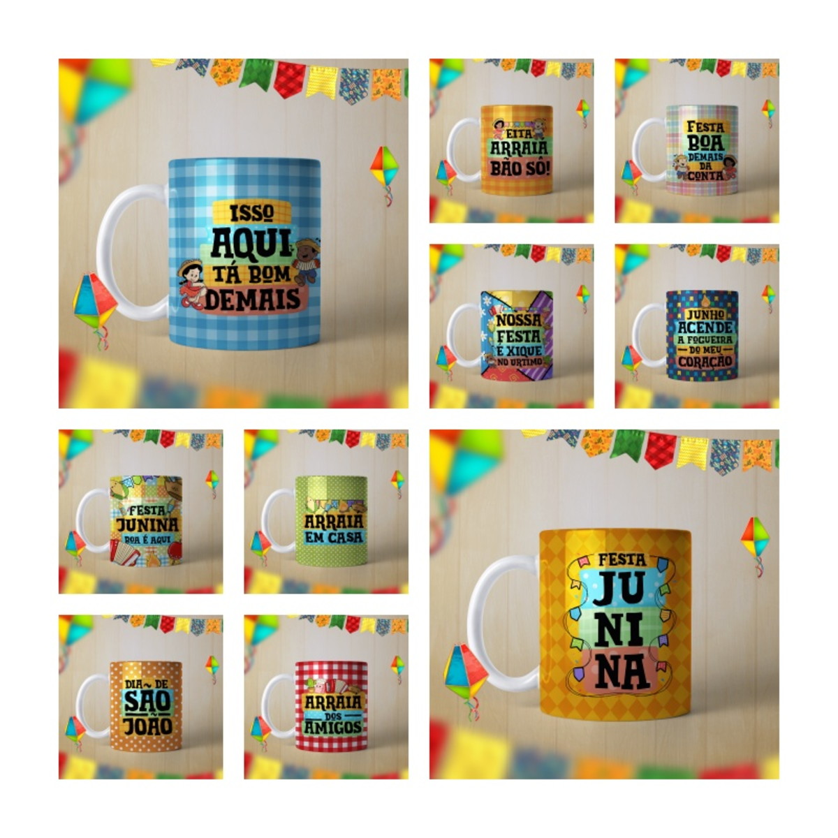 Arquivo Digital - Artes para Caneca (festa Junina) 1