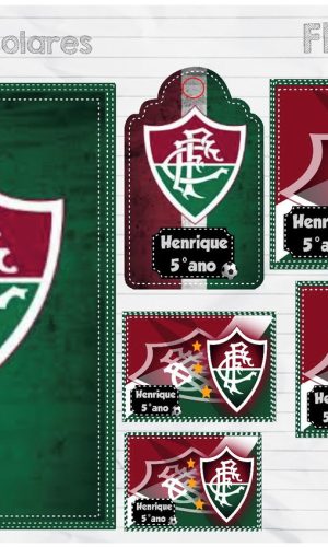Arquivo de Corte - Etiqueta Escolar (fluminense) a
