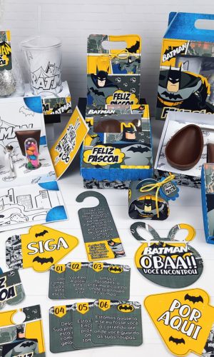 Arquivo de Corte - Kit Páscoa (Batman) 1