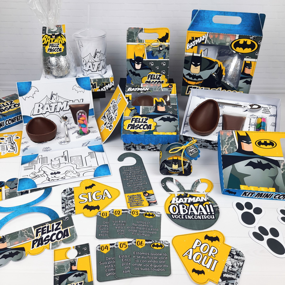 Arquivo de Corte - Kit Páscoa (Batman) 1